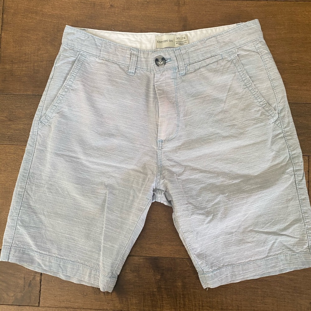 Heather blue shorts